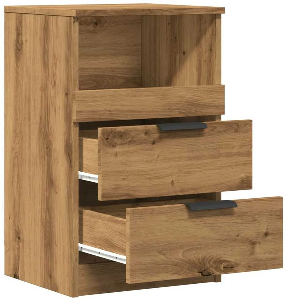 Bedside Cabinet 2 vnt. Artisano ąžuolo Medium Engineered Wood
