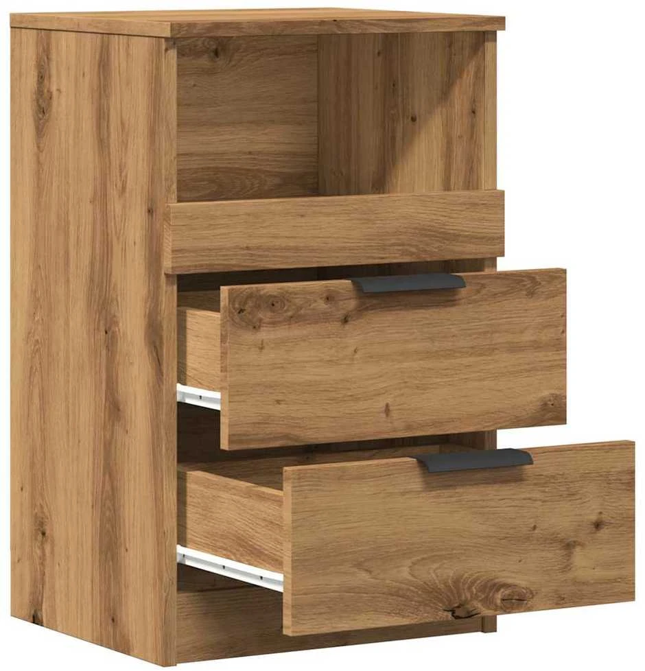 Bedside Cabinet 2 vnt. Artisano ąžuolo Medium Engineered Wood