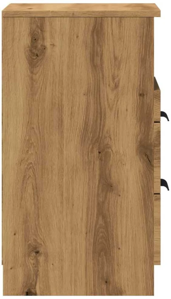 Bedside Cabinet 2 vnt. Artisano ąžuolo Medium Engineered Wood