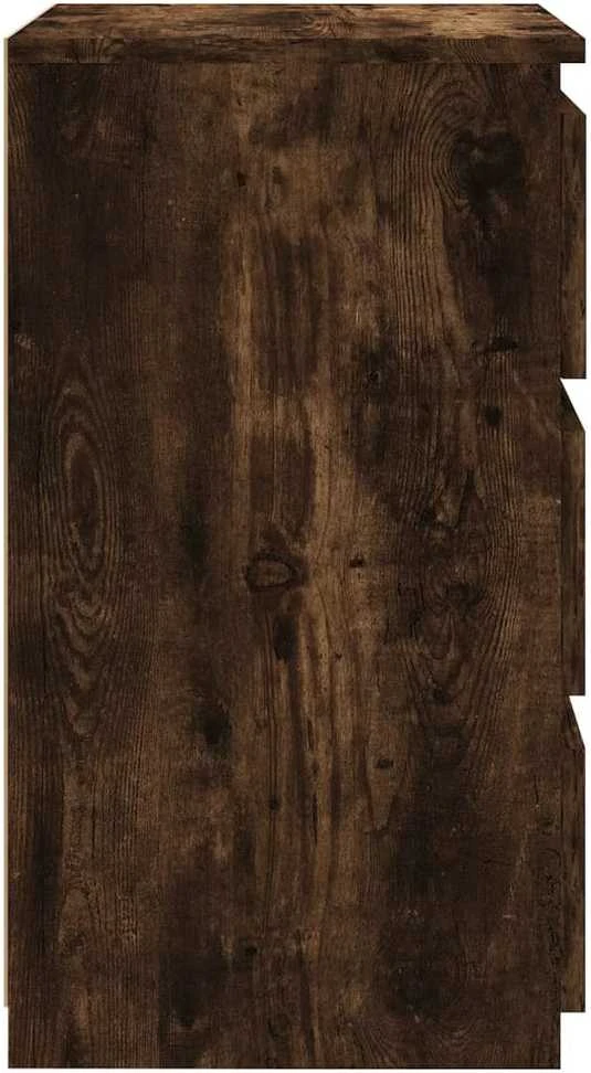 Naktinės spintelės, 2vnt., ąžuolo, 40x35x62,5cm, mediena