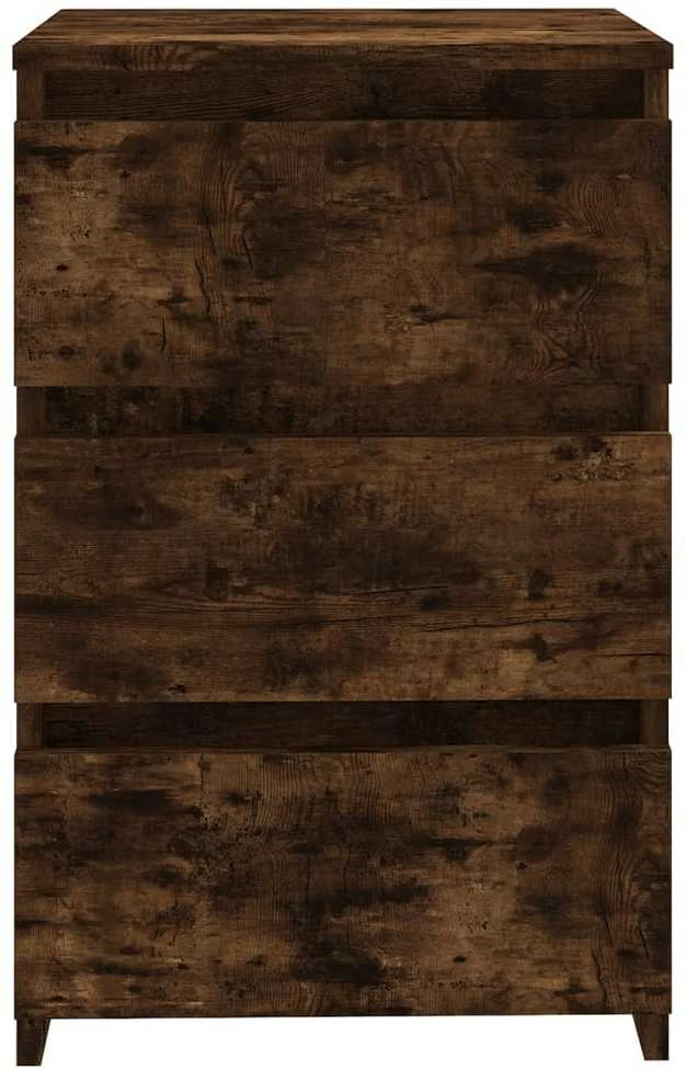 Naktinės spintelės, 2vnt., ąžuolo, 40x35x62,5cm, mediena