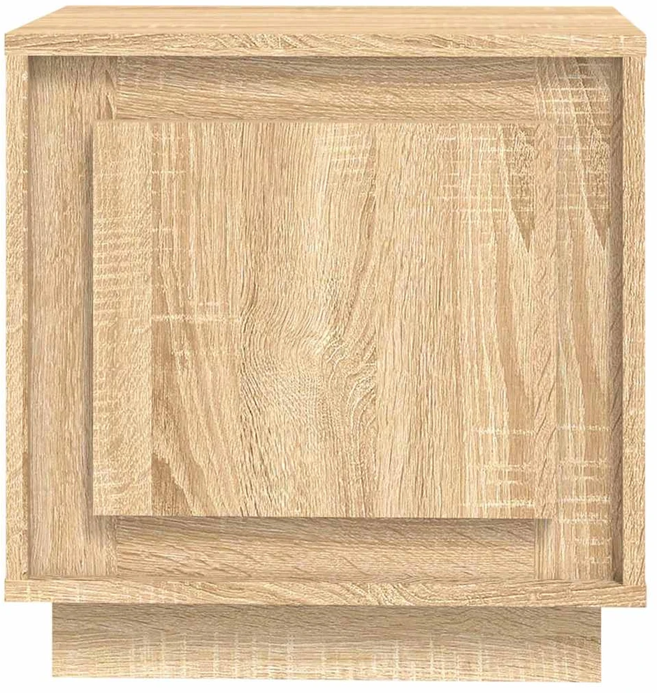 Naktinės spintelės, 2vnt., ąžuolo, 44x35x45cm, apdirbta mediena