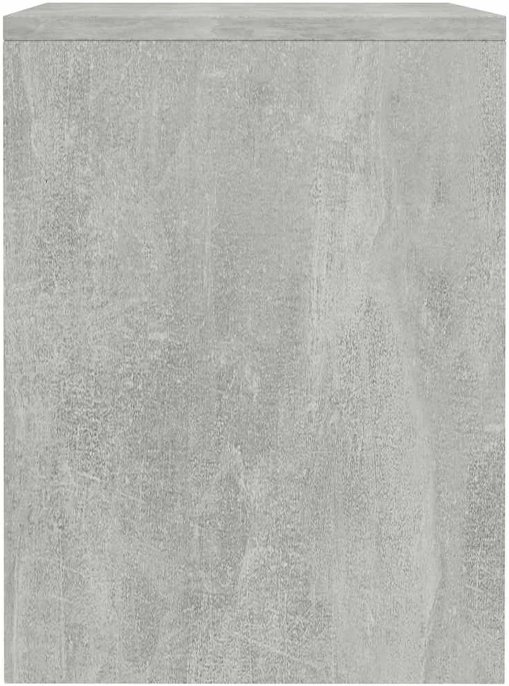 Naktinės spintelės, 2vnt., betono, 40x30x40cm, apdirbta mediena