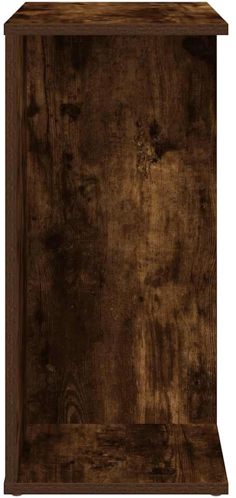 Naktinės spintelės, 2vnt., dūminio, 46,5x29x61cm, mediena