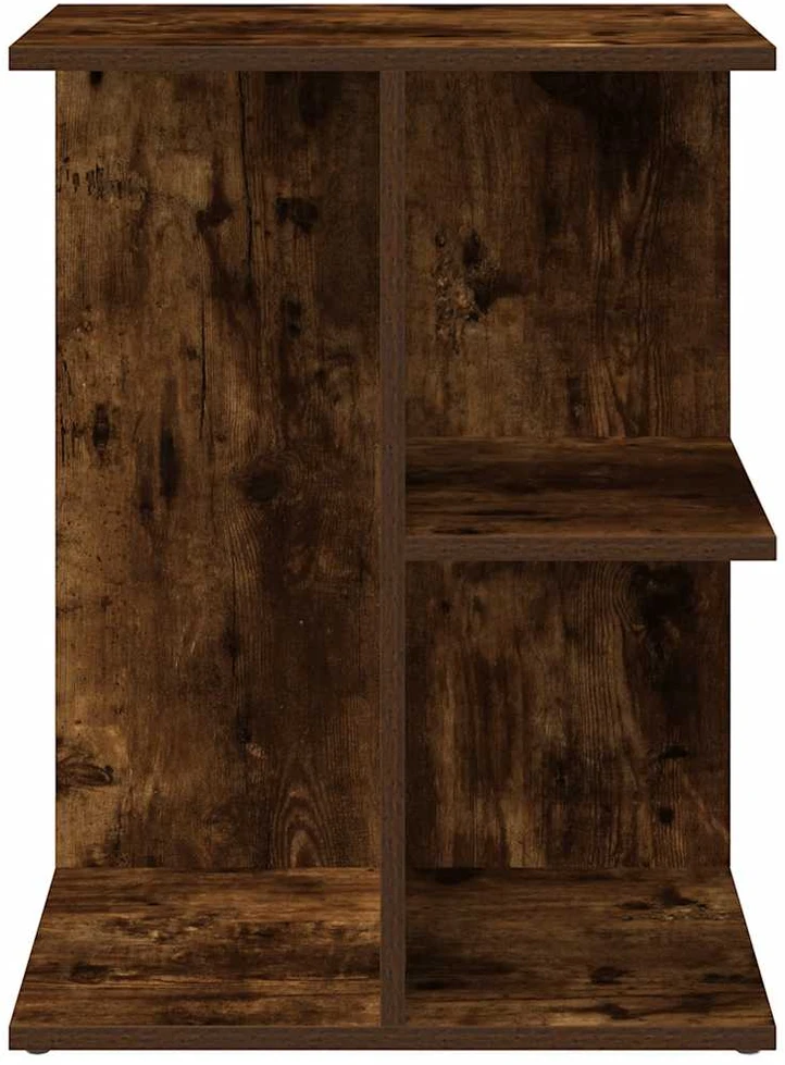 Naktinės spintelės, 2vnt., dūminio, 46,5x29x61cm, mediena