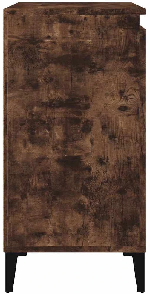 Naktinės spintelės, 2vnt., dūminio ąžuolo, 40x35x70cm, mediena