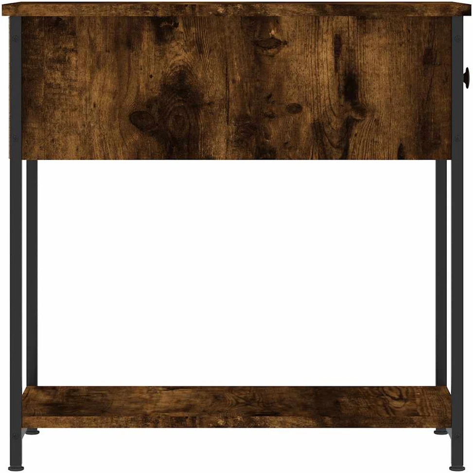 Naktinės spintelės, 2vnt., dūminio ąžuolo, 30x60x60cm, mediena