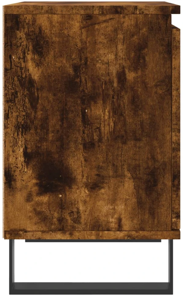 Naktinės spintelės, 2vnt., dūminio ąžuolo, 40x30x50cm, mediena