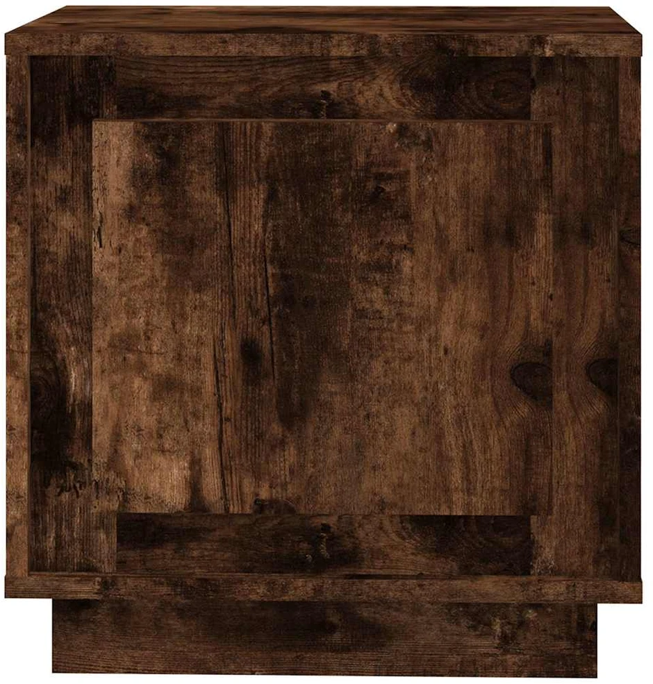 Naktinės spintelės, 2vnt., dūminio ąžuolo, 44x35x45cm, mediena