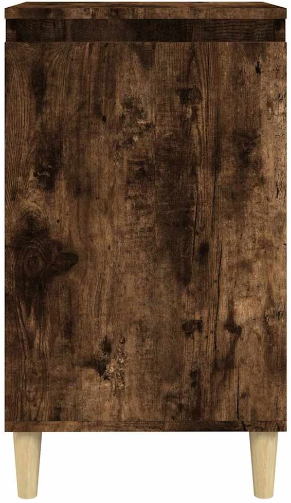 Naktinės spintelės, 2vnt., dūminio ąžuolo, 40x35x70cm, mediena