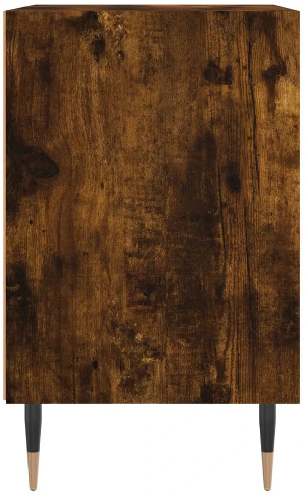 Naktinės spintelės, 2vnt., dūminio ąžuolo, 40x30x50cm, mediena