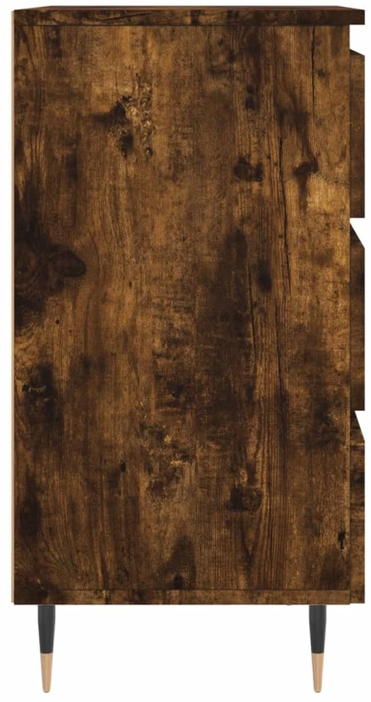 Naktinės spintelės, 2vnt., dūminio ąžuolo, 40x35x69cm, mediena