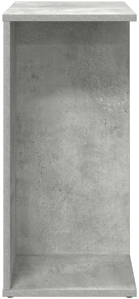 Naktinės spintelės, 2vnt., pilka, 46,5x29x61cm, mediena