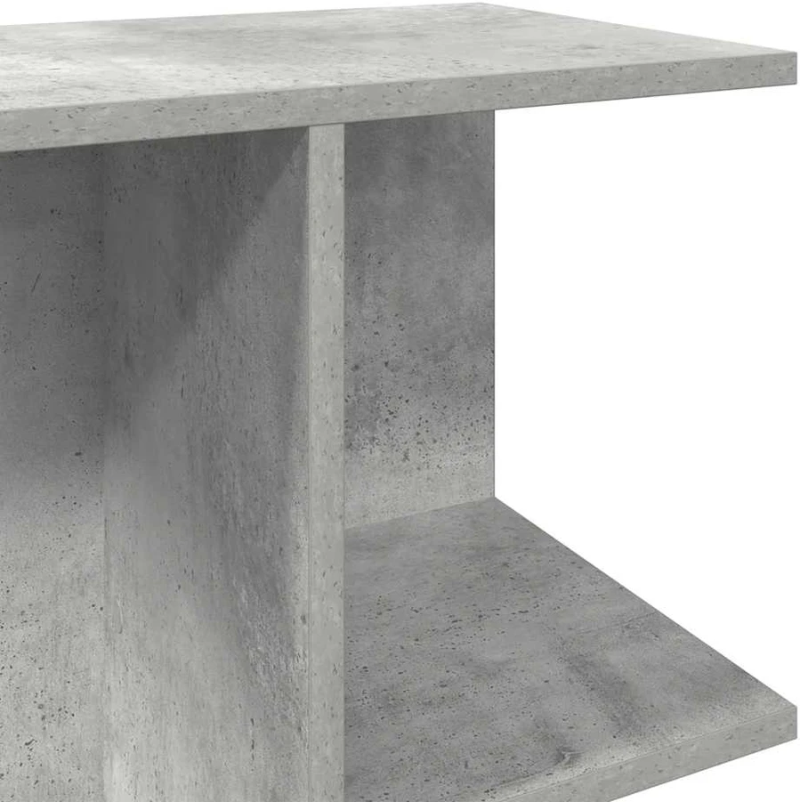 Naktinės spintelės, 2vnt., pilka, 46,5x29x61cm, mediena
