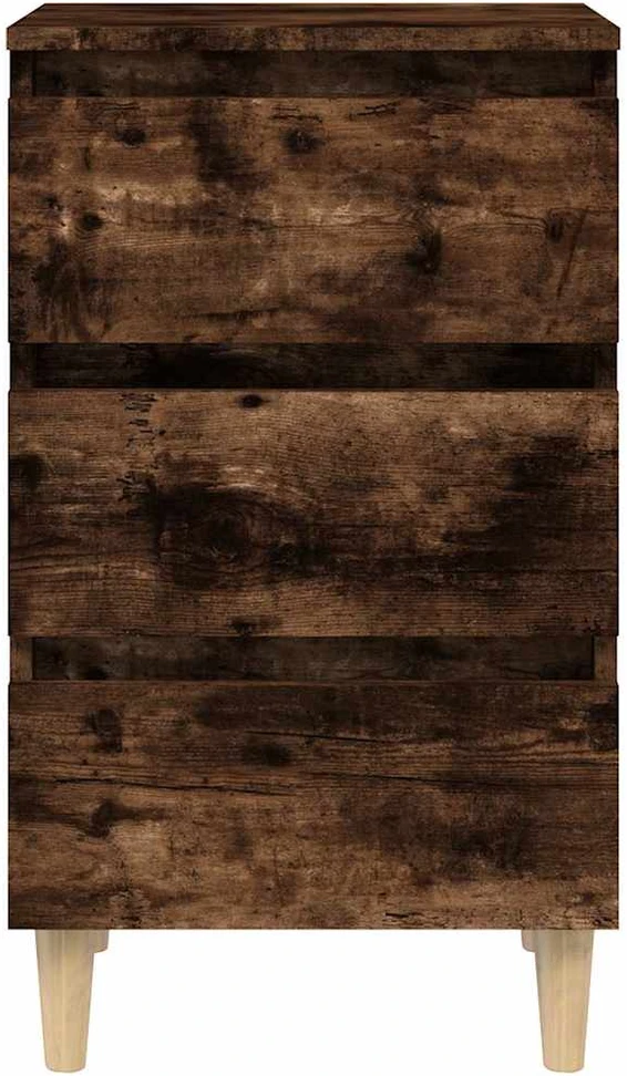 Naktinės spintelės su kojelėmis, 2vnt., ąžuolo, 40x35x69cm