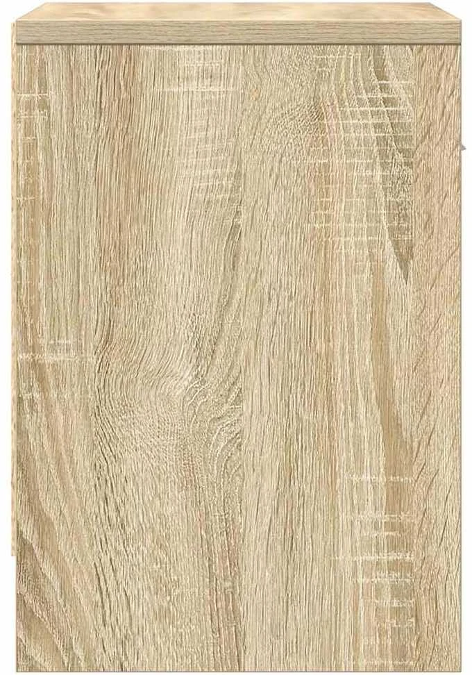 Naktinės spintelės su stalčiais, 2vnt., ąžuolo, 39x28x41cm
