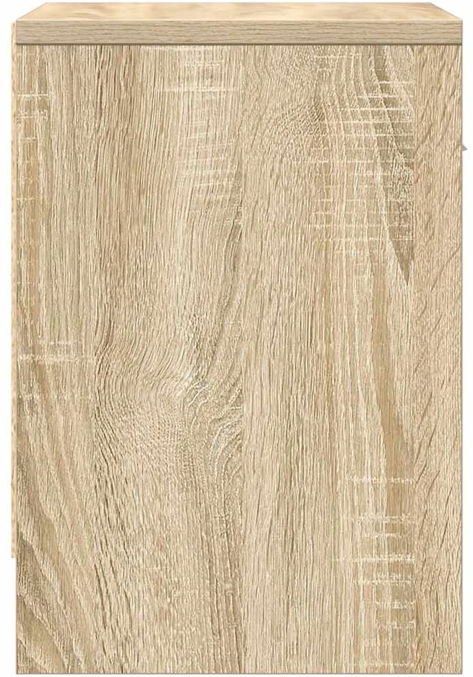 Naktinės spintelės su stalčiais, 2vnt., ąžuolo, 39x28x41cm