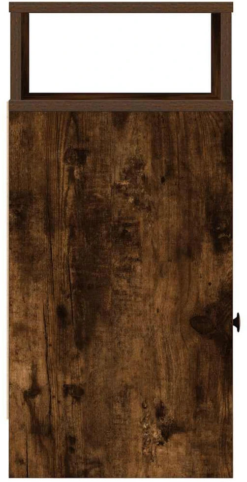 Naktinės spintelės su stalčiais, 2vnt., dūminės, 25x31x66cm