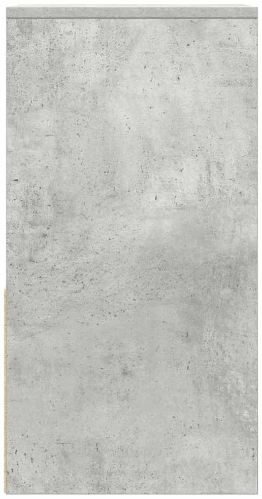 Naktinės spintelės su stalčiumi, 2vnt., pilka, 35x34x66,5cm