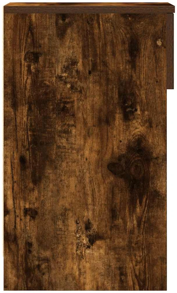 Naktinės spintelės su stalčiumi, 2vnt., dūminio, 20x36x60cm
