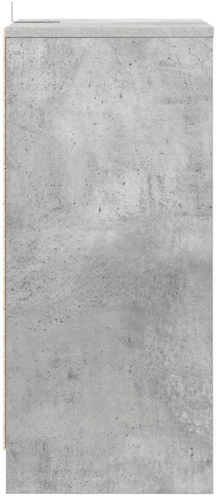 Naktiniai staliukai 2 vnt. Betono pilka 40 x 30 x 467 cm