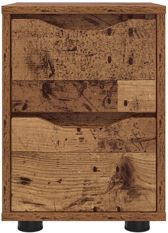 Naktiniai staliukai 2 vnt. Senovinis medis 30,5 x 30 x 43 cm