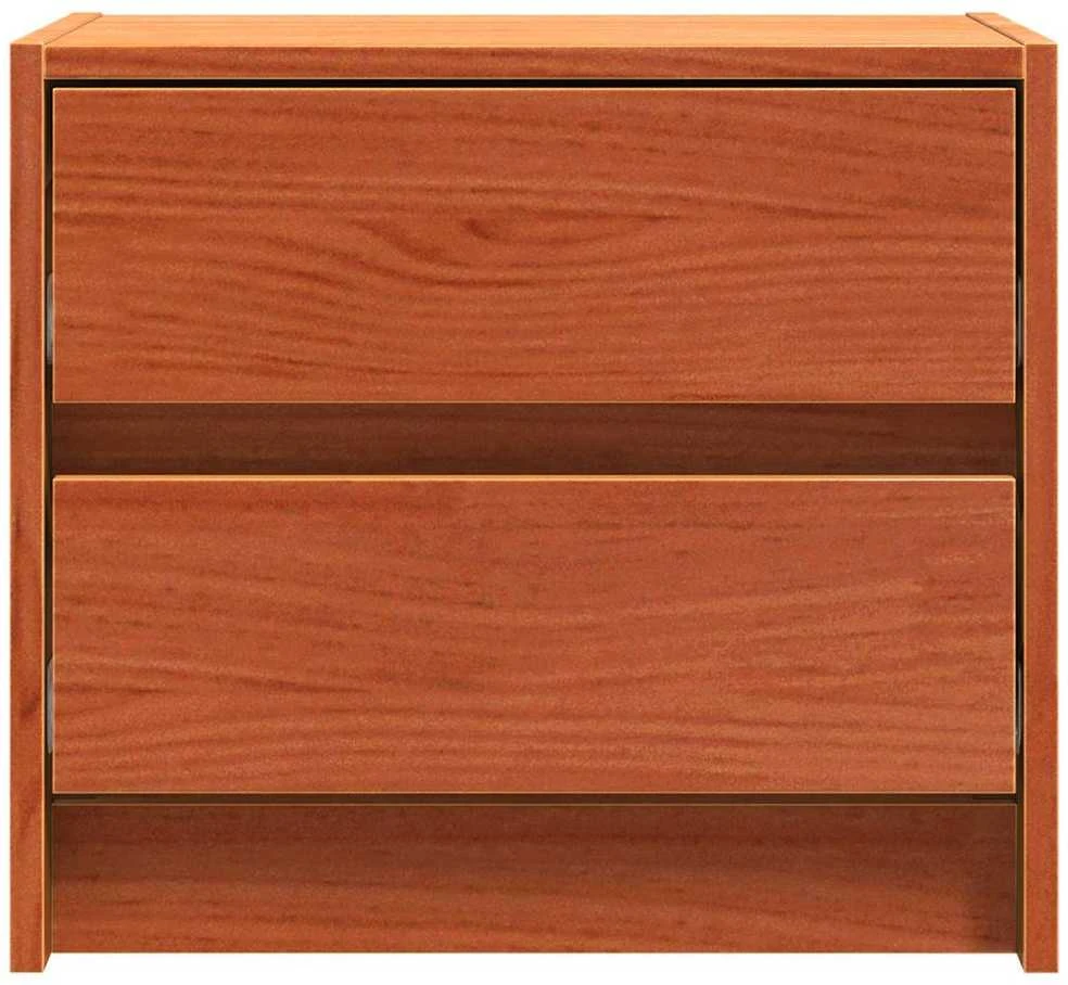 Naktiniai staliukai 2 vnt. Vaško ruda 40 x 30.5 x 35.5 cm