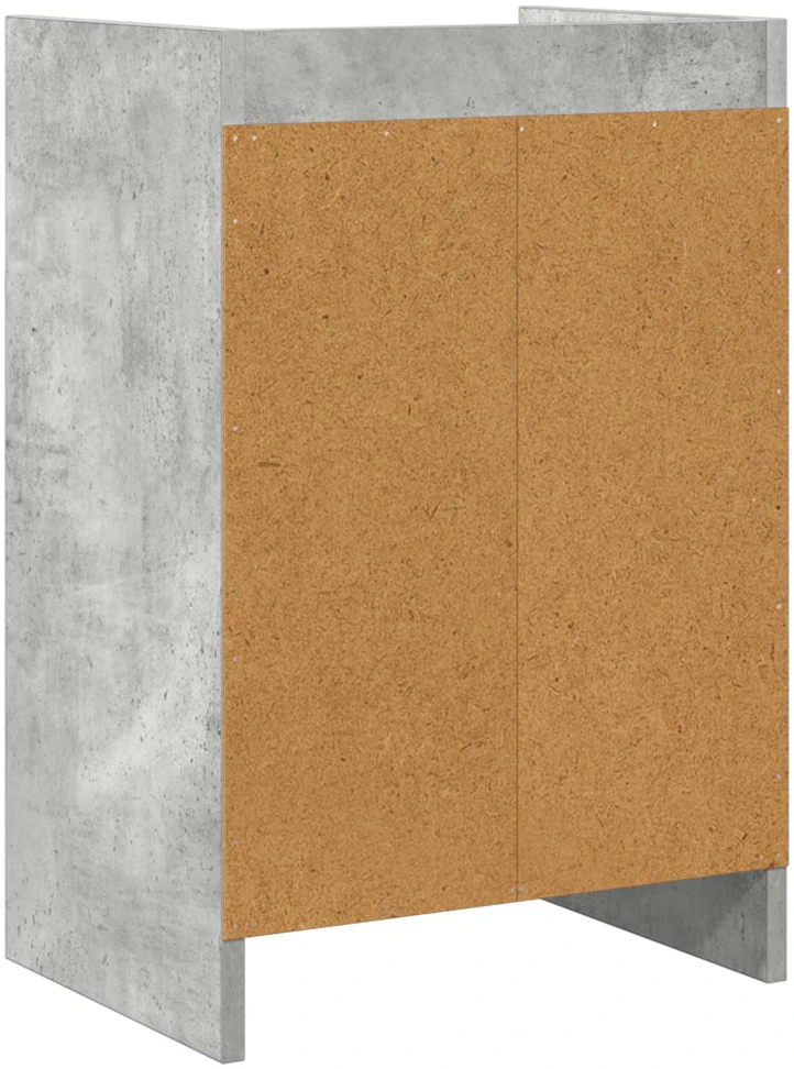 Naktiniai staliukai 2 vnt. Betono pilka 40 x 30 x 60 cm