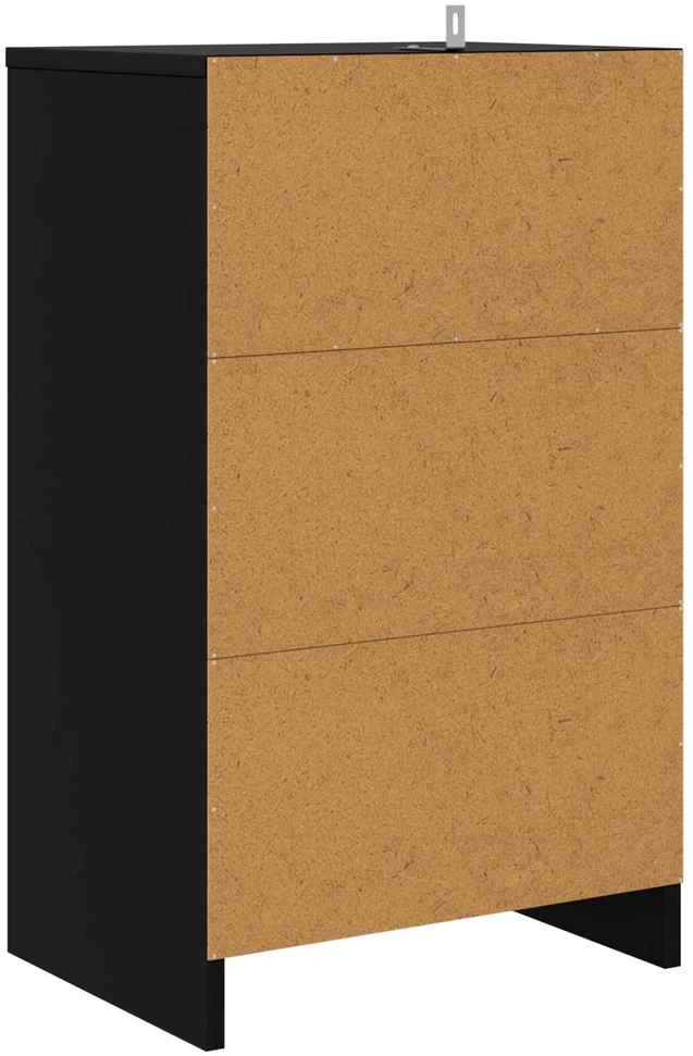 Naktiniai staliukai 2 vnt. Juoda 40 x 30 x 67 cm