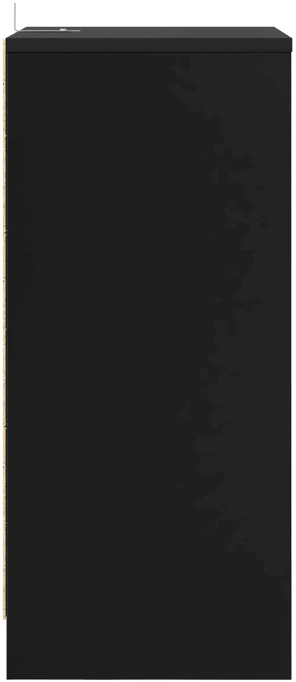 Naktiniai staliukai 2 vnt. Juoda 40 x 30 x 67 cm