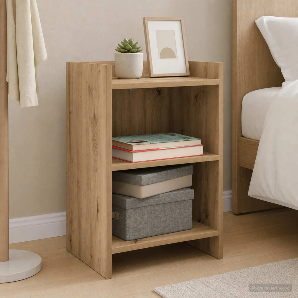 Naktiniai staliukai Artisano ąžuolo 40 x 30 x 60 cm