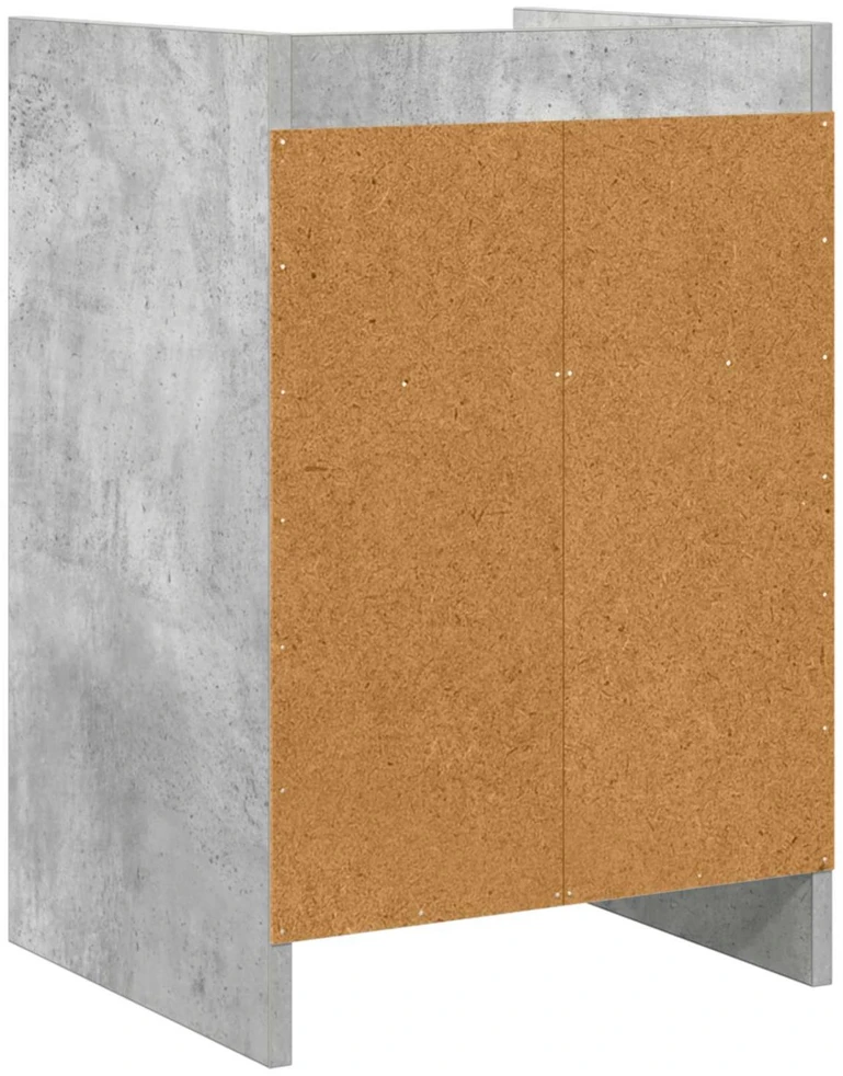 Naktiniai staliukai Betono pilka 40 x 36 x 60 cm