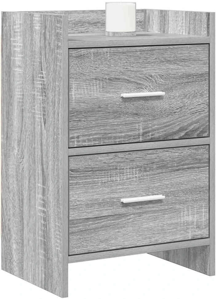 Naktiniai staliukai Pilka Sonoma 40 x 30 x 60 cm