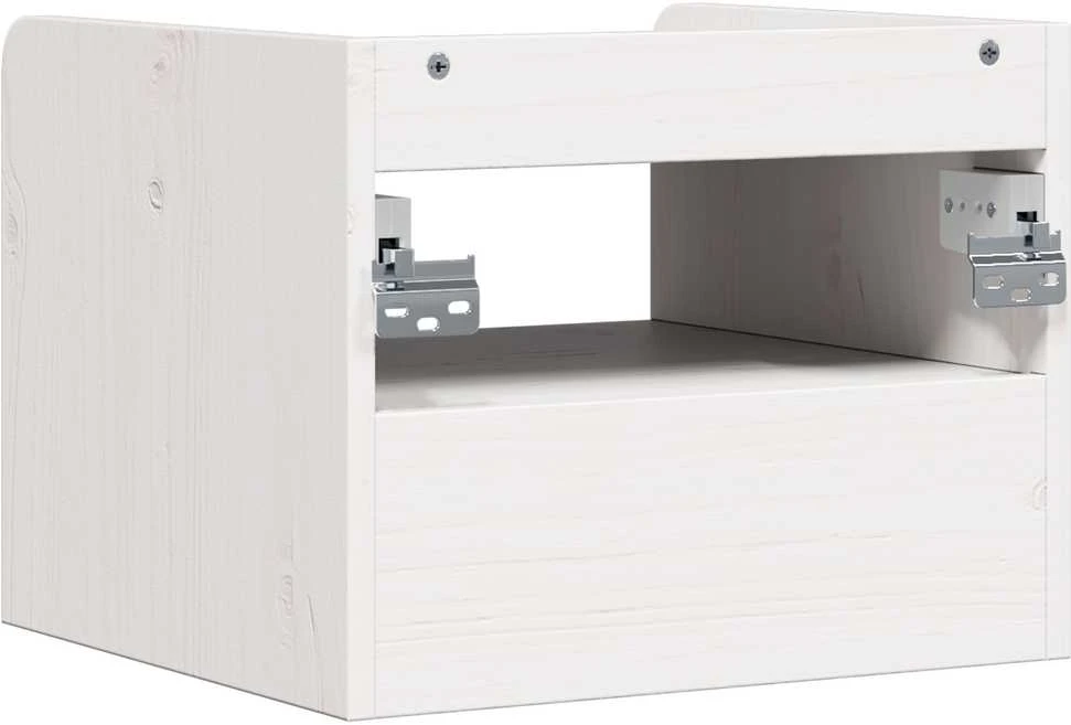 Naktinis staliukas 2 vnt. Balta 38 x 36 x 29,5 cm