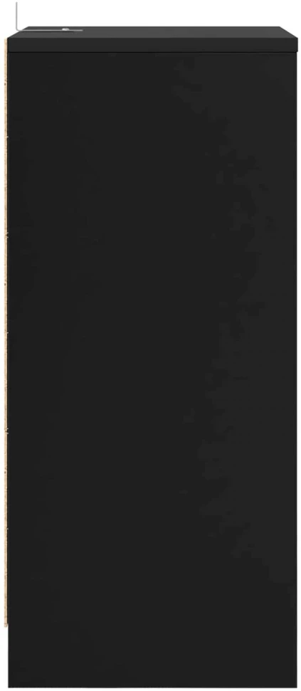 Naktiniai staliukai 2 vnt. Juoda 40 x 30 x 67 cm