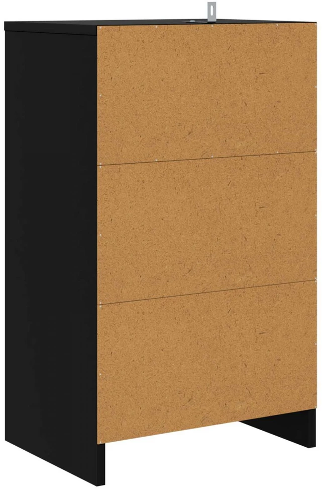 Naktiniai staliukai 2 vnt. Juoda 40 x 30 x 67 cm