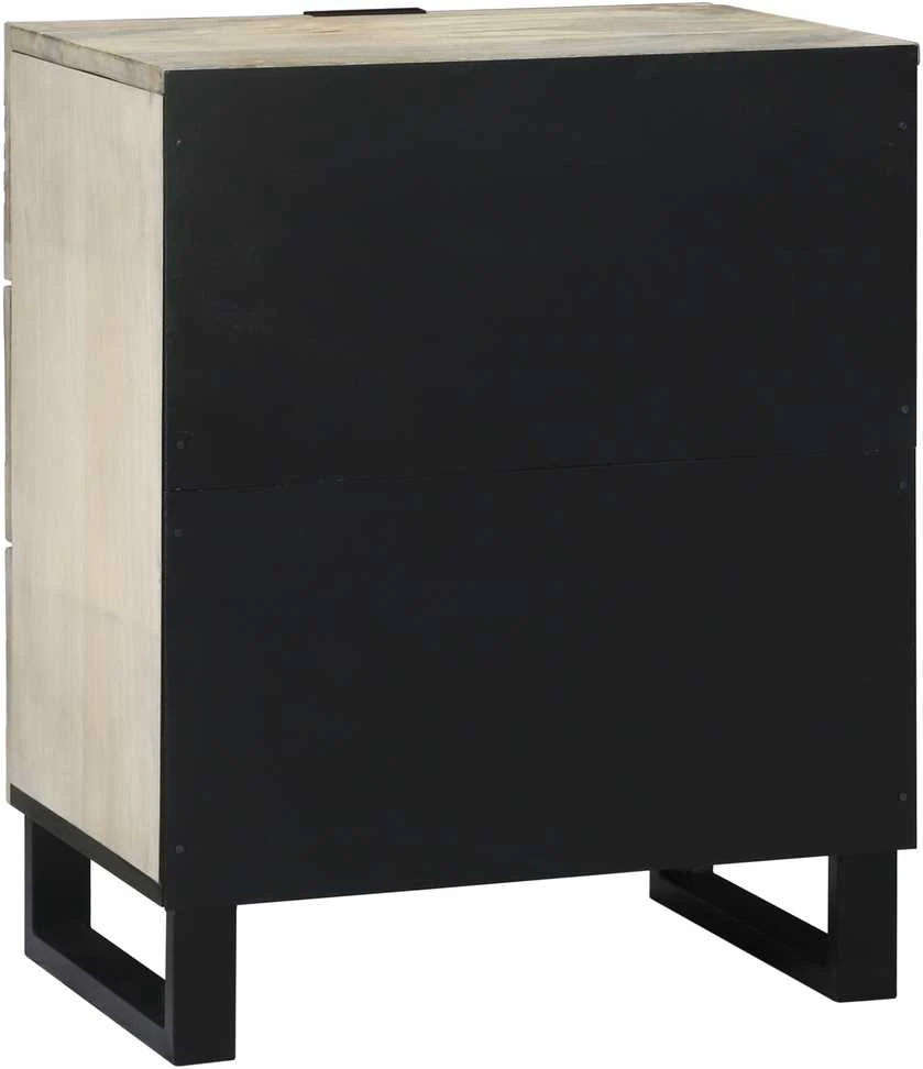 Šalia lovos spintelė Balta 50 x 33 x 62 cm Apdirbta mediena