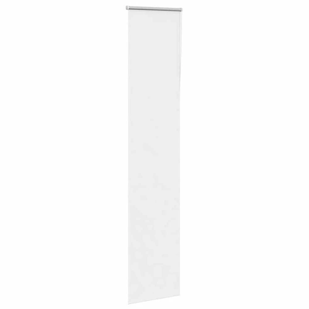 Naktinis roletas baltos spalvos 40x210 cm audinio plotis 35,7cm