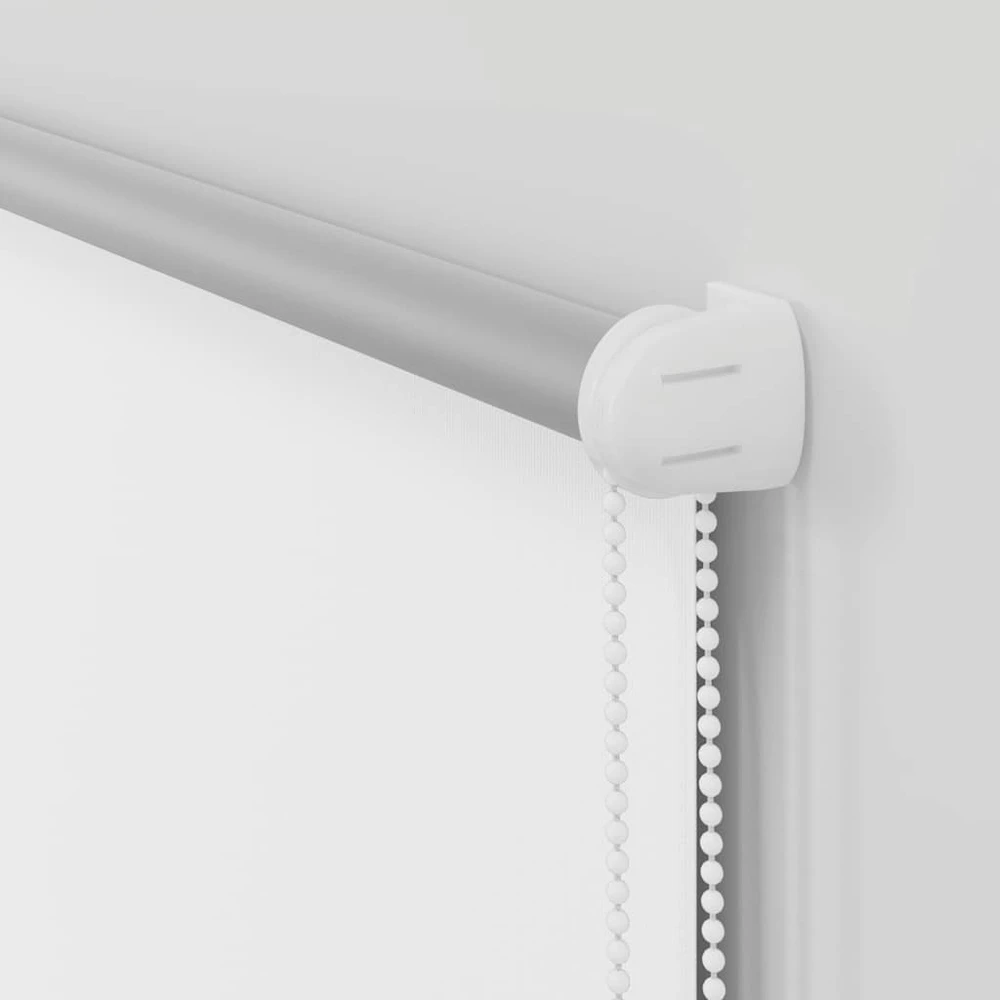 Naktinis roletas baltos spalvos 45x150 cm audinio plotis 40,7cm