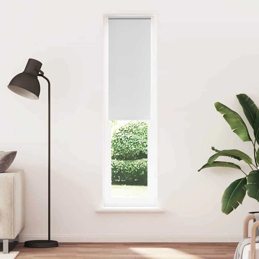 Naktinis roletas baltos spalvos 45x230 cm audinio plotis 40,7cm