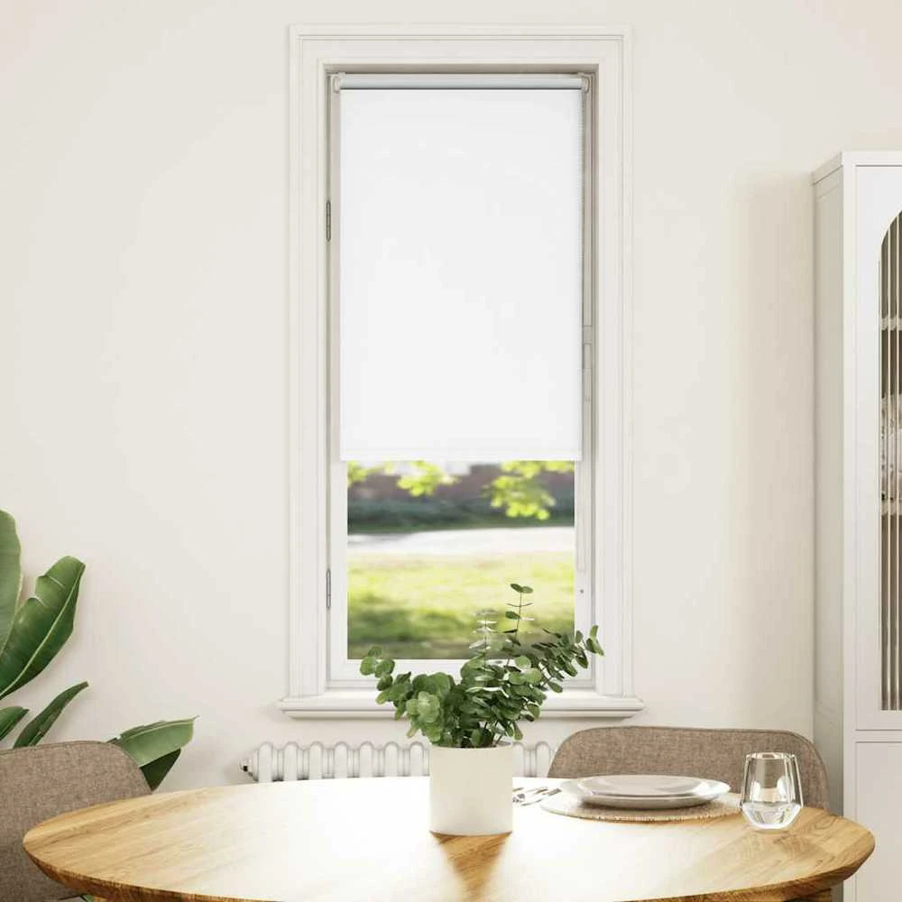 Naktinis roletas baltos spalvos 60x130 cm audinio plotis 55,7cm