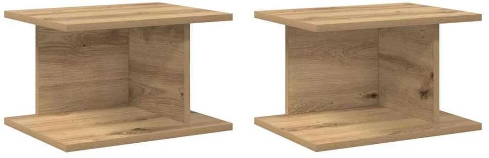 Naktinis staliukas 2 vnt. Amatininkų ąžuolas 40 x 30 x 25 cm