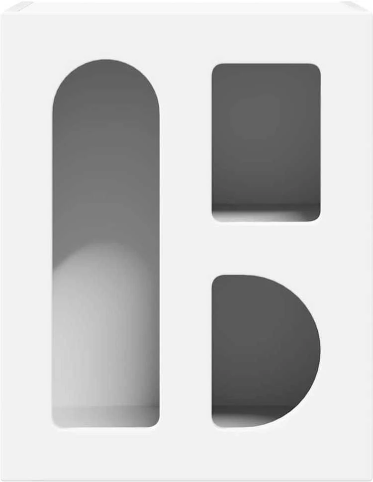 Naktinis staliukas ELST 2 vnt. Balta 40 x 35 x 50 cm