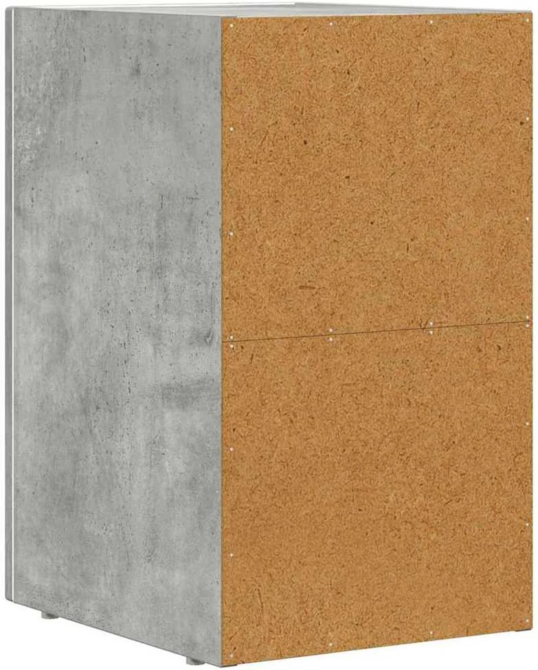 Naktinis staliukas ELST 2 vnt. Betono pilka 29,5 x 33,5 x 50 cm
