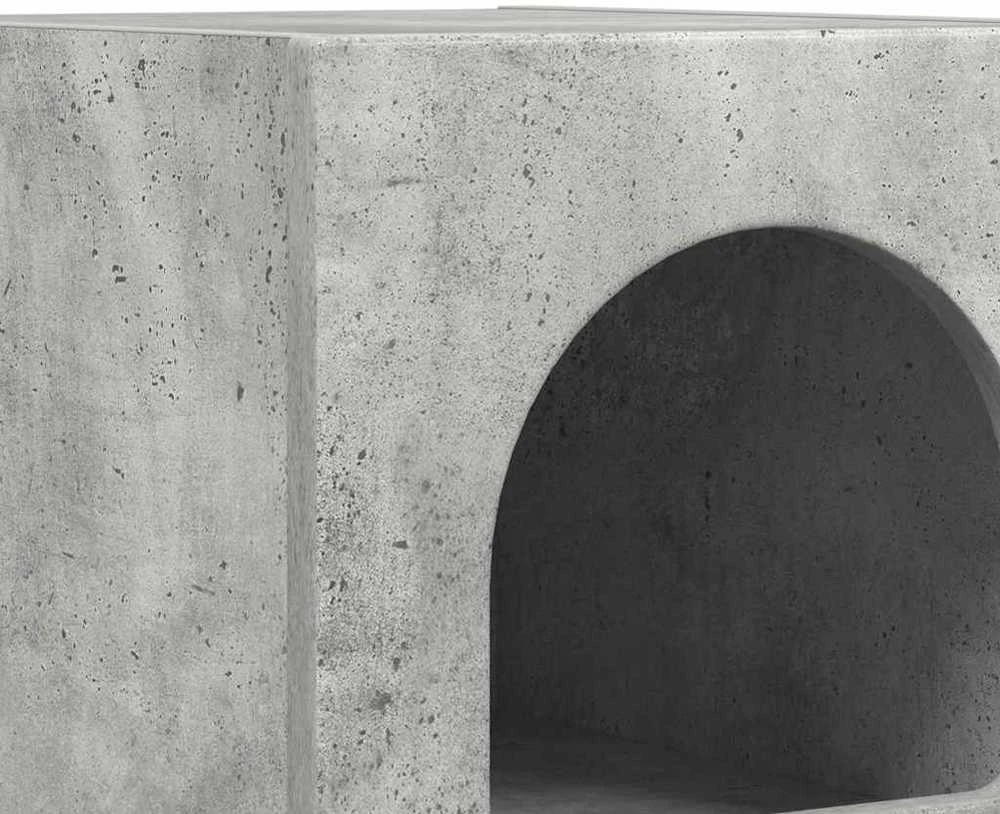 Naktinis staliukas ELST 2 vnt. Betono pilka 29,5 x 33,5 x 50 cm