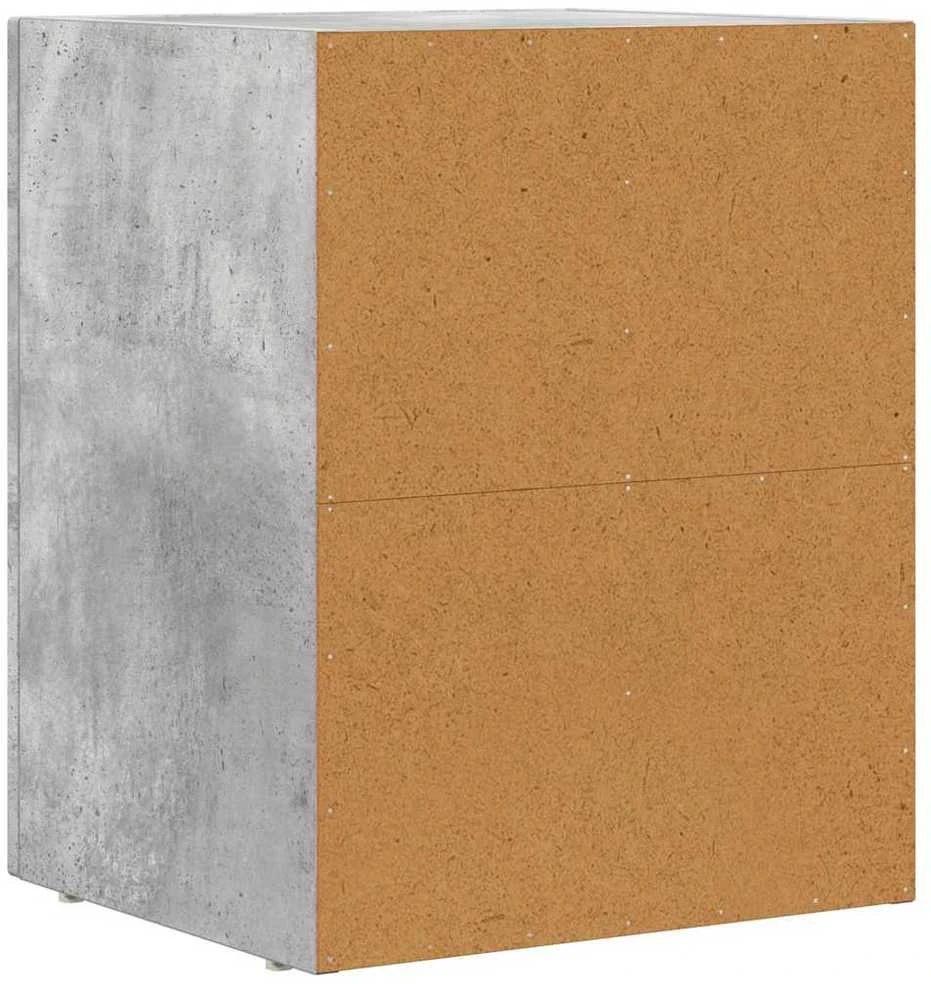 Naktinis staliukas ELST 2 vnt. Betono pilka 40 x 35 x 50 cm