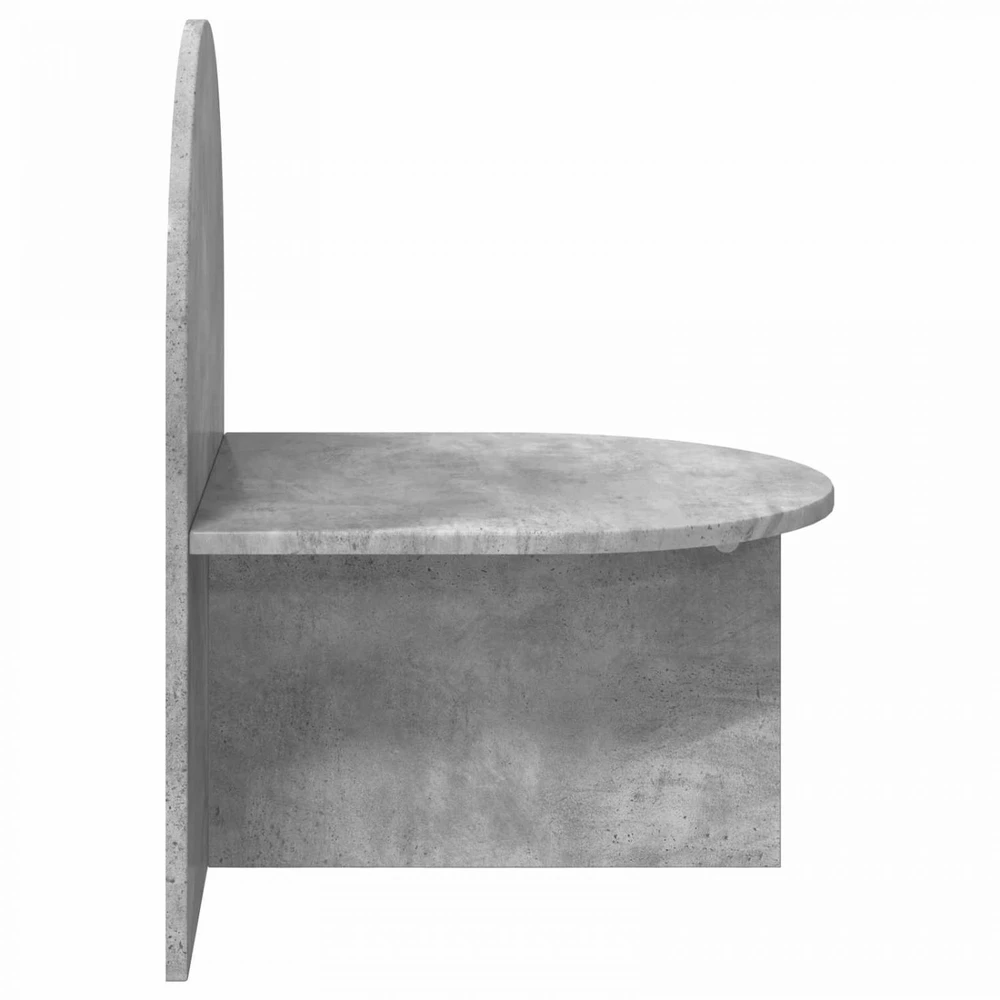 Naktinis staliukas 2 vnt. Betono pilka 48 x 49 x 65 cm