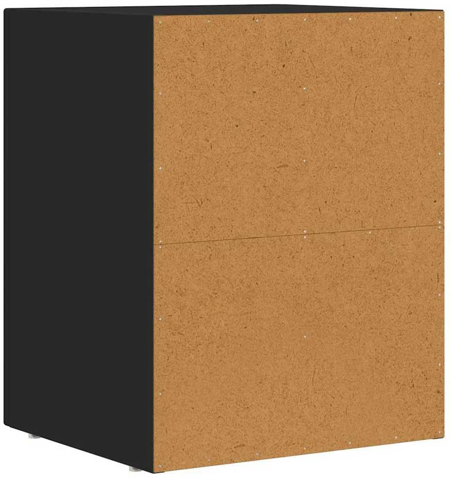 Naktinis staliukas ELST 2 vnt. Juoda 40 x 35 x 50 cm