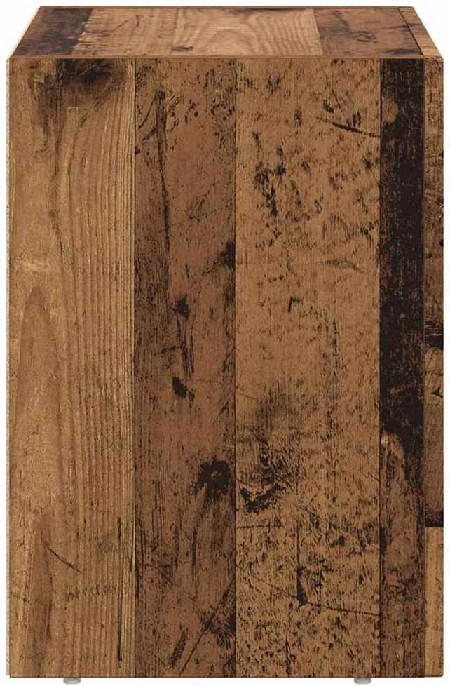 Naktinis staliukas ELST 2 vnt. Senas medis 40 x 35 x 50 cm