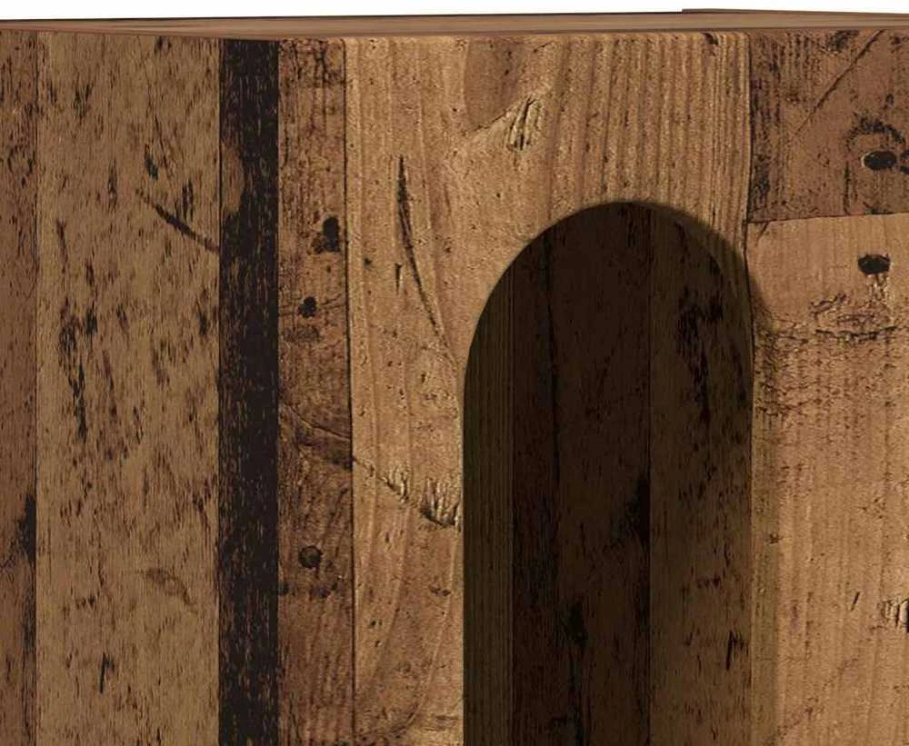 Naktinis staliukas ELST 2 vnt. Senas medis 40 x 35 x 50 cm